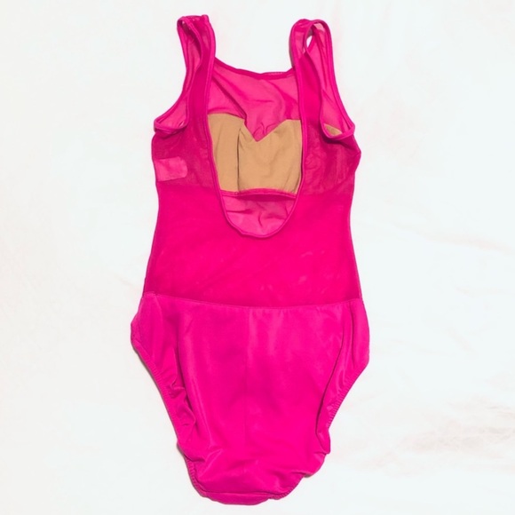 Hot Pink One Piece Swimsuit, High Cut Leg, Mesh Cut Outs, BarbieCore Halloween - Picture 5 of 10